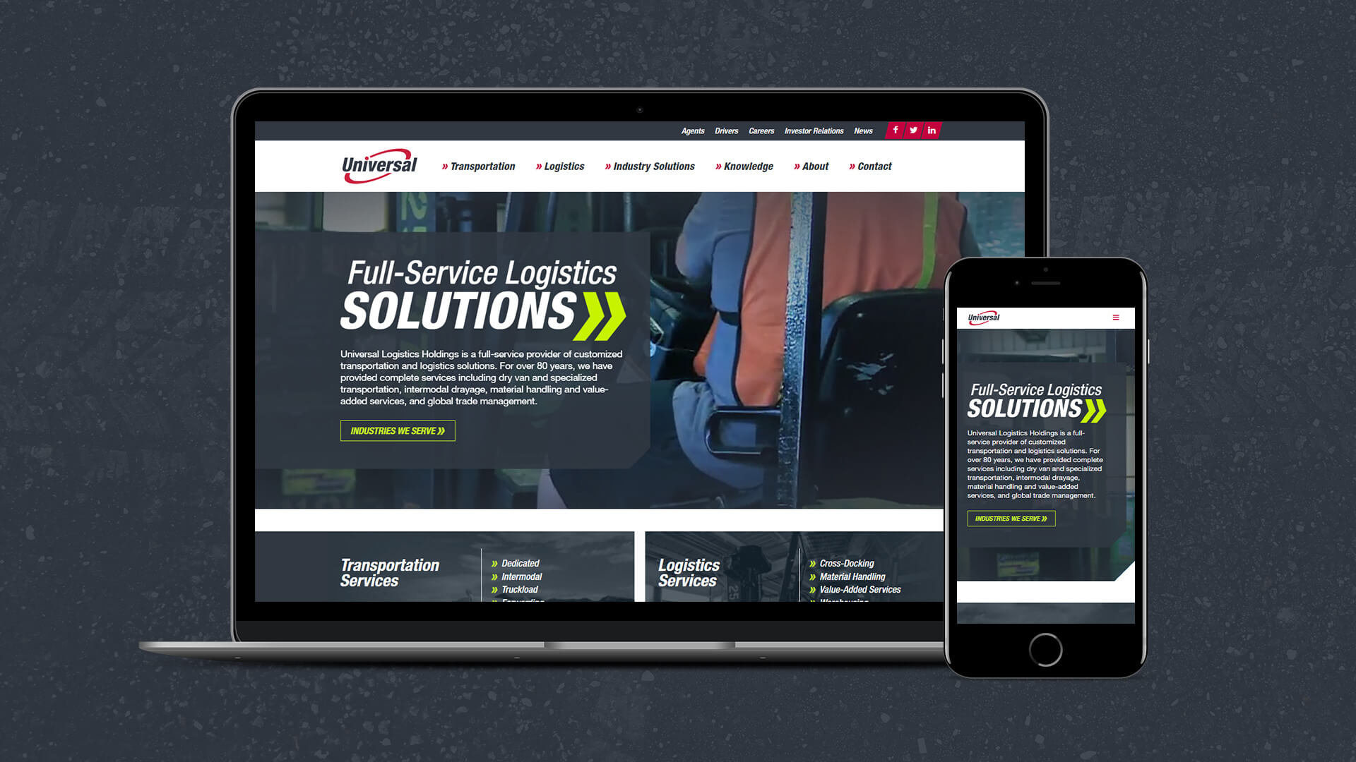 We launched the all new website to increase their brand recognition within the industry