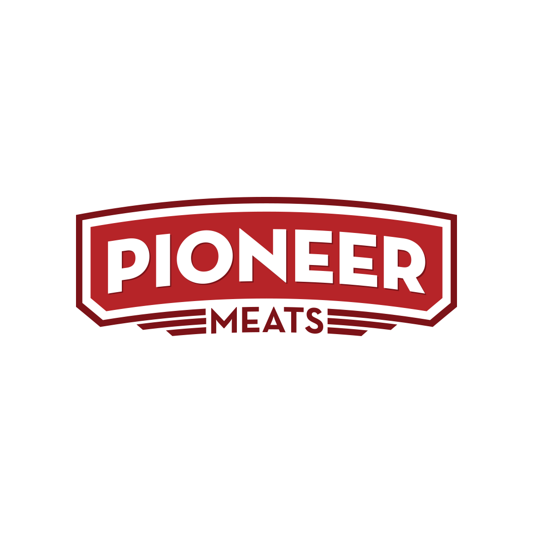 Pioneer Meats partnered with Fulkrum to re-brand their business and design a new logo for the company and products