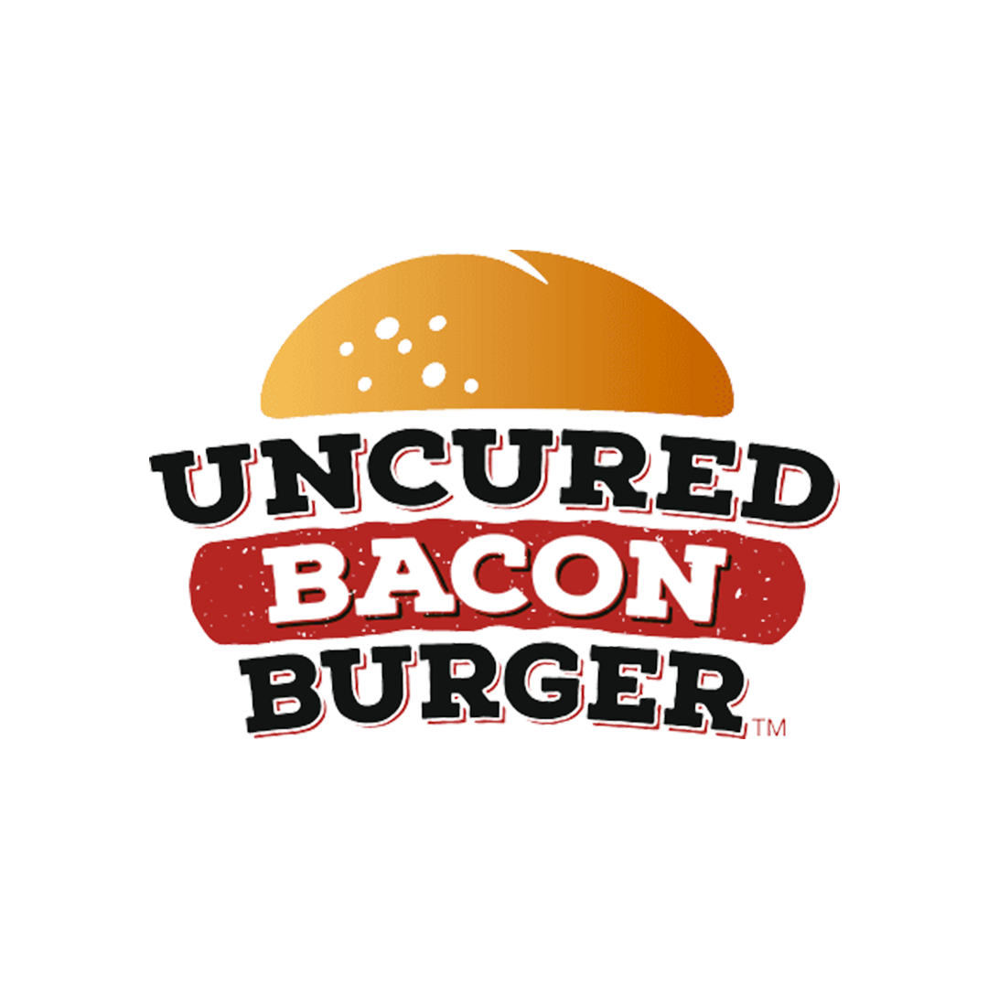Uncured Bacon Burger logo