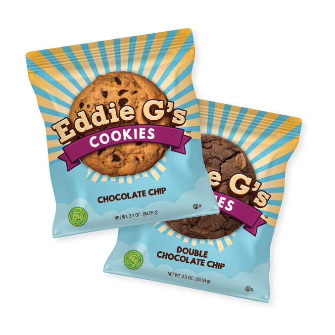 Eddie G's Cookies packaging