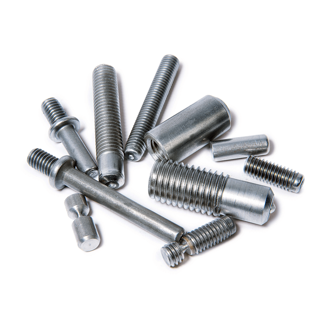 A photo of different screws and bolts.