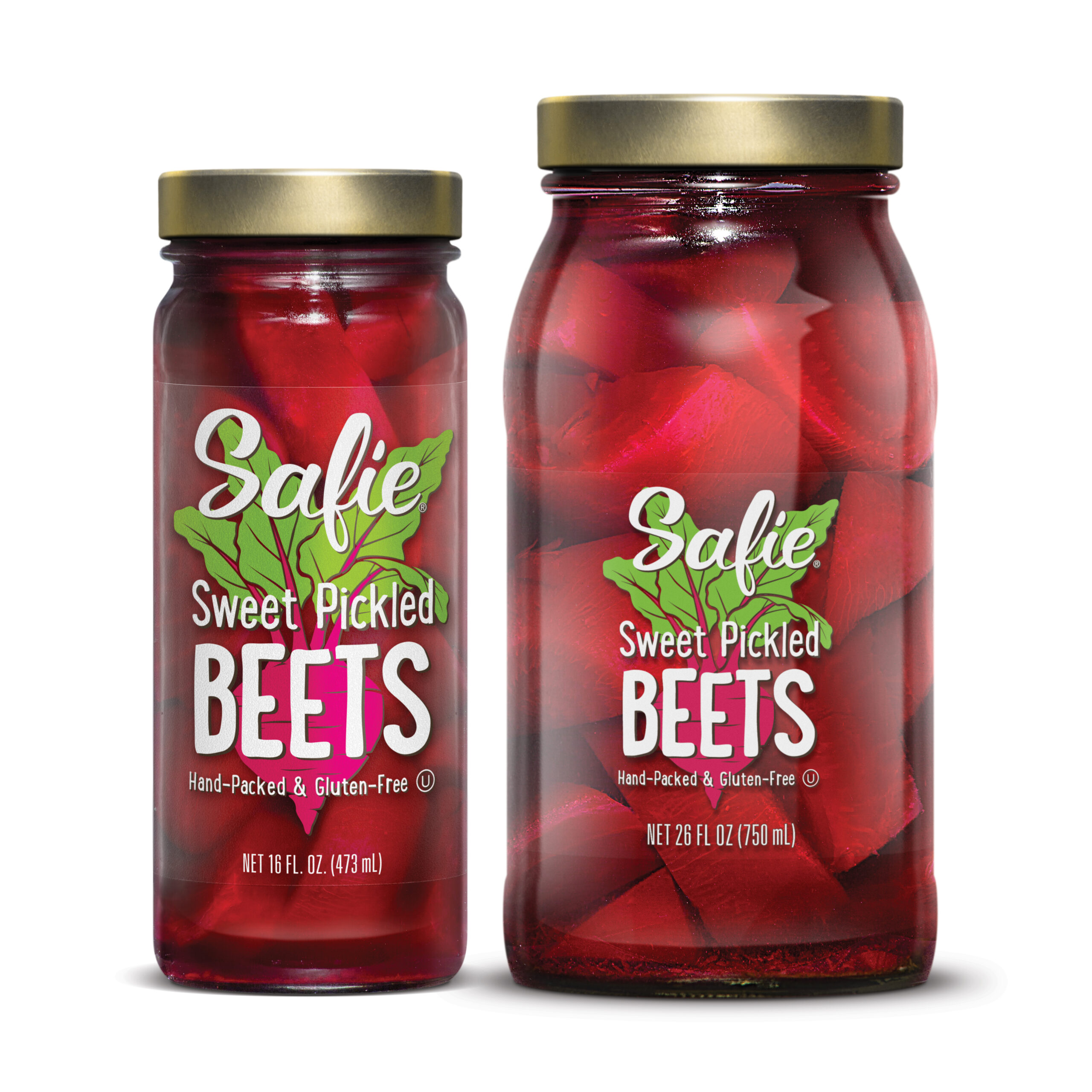 Safie Specialty Foods Beets jars label design